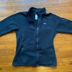 Patagonia black zip up fleece